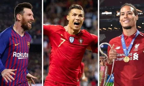 10 đề cử "FIFA The Best" - Cầu thủ hay nhất năm 2019: Cú sốc Man City!