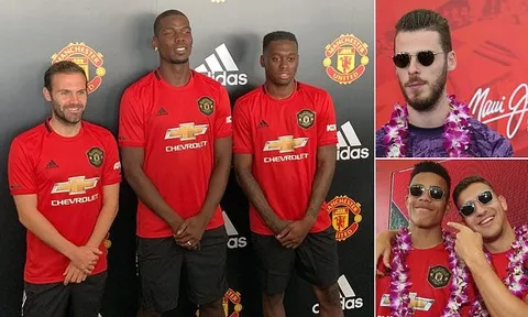 De Gea ngầu "hết phần thiên hạ" khi Man Utd dự sự kiện ở Singapore