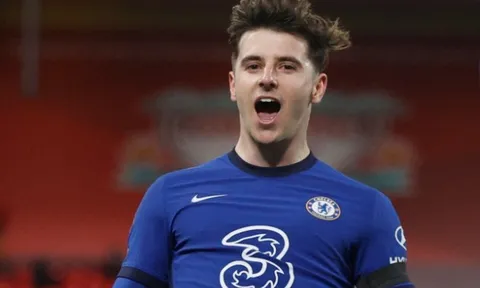 Declan Rice phấn khích khi Mount giúp Chelsea đánh bại Liverpool