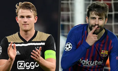 Báo thân Barca: De Ligt không đến Camp Nou vì bị Pique tác động