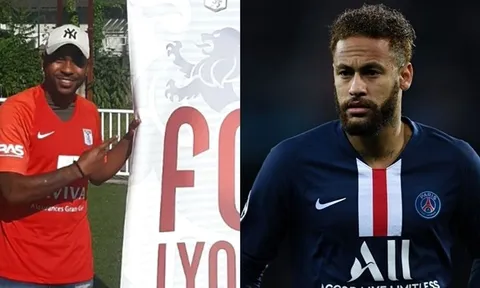 Rời Santos, em họ của Neymar cập bến FC Lyon