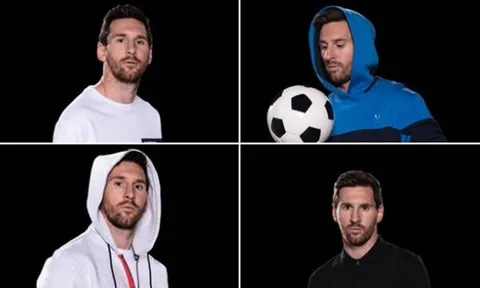 Diện đồ cực chất, Messi có màn ra mắt tuyệt vời cho thương hiệu thời trang mới