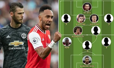 Điên rồ! Chỉ 4 cầu thủ Man Utd góp mặt ở đội hình kết hợp với Arsenal