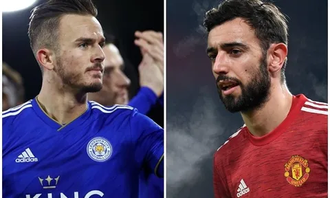 Đội hình hay nhất tháng Hai của EPL: Fernandes sát cánh Maddison