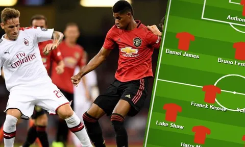 Đội hình kết hợp Man Utd vs AC Milan: Quỷ Đỏ áp đảo, Rossoneri có 4 cái tên