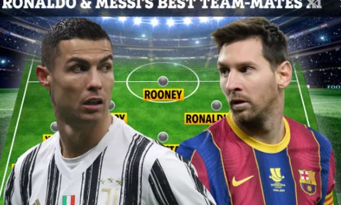 Đội hình "siêu khủng" với 11 cái tên từng thi đấu cùng Ronaldo hoặc Messi