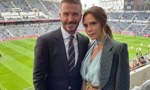 Đội nhà thất trận không làm Beckham bớt đẹp trai