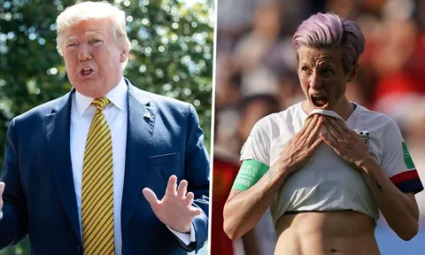Donald Trump khẩu chiến với nữ tuyển thủ bóng đá Mỹ