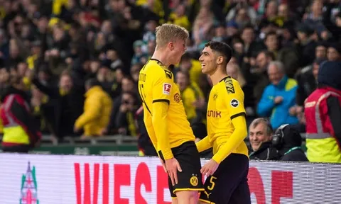 Dortmund có 2 chân chuyền thượng hạng, bảo sao Haaland không nổ súng ầm ầm