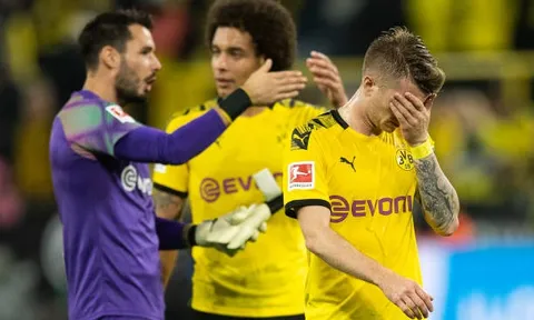 Dortmund văng khỏi top 6, Reus như muốn rơi nước mắt