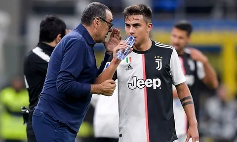 Sarri bị Juventus sa thải, Dybala gửi thông điệp ấm lòng