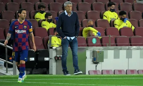 Setien lần đầu lên tiếng về tình hình nội bộ Barca