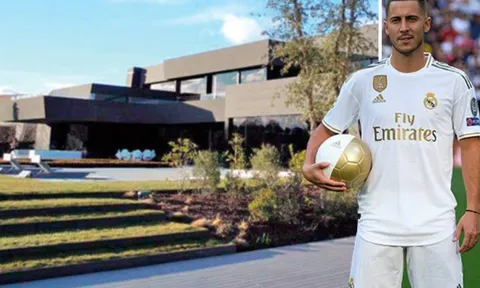 Eden Hazard tậu biệt thự siêu sang trọng tại thủ đô Madrid