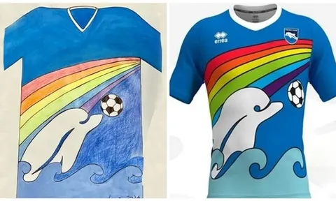 Kết thúc COVID-19, đội bóng ở Serie B trình làng mẫu áo tuyệt đẹp