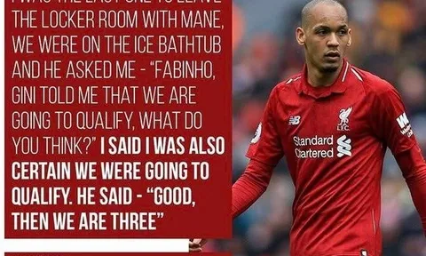 Fabinho hé lộ sự thật gây sốc về màn lội ngược dòng trước Barca tại CL