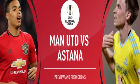 Nhận định Man United vs Astana: Trận cầu 3 bàn và 3 điểm cho Quỷ đỏ?