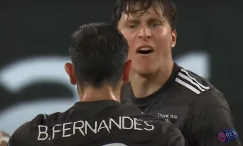 Fernandes cãi nhau với Lindelof, sao Man United nói luôn 1 câu