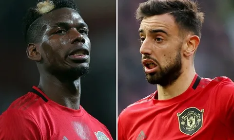 Fernandes thăng hoa, NHM Man Utd lập tức "ghẻ lạnh" với Pogba