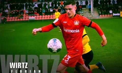 Florian Wirtz: Ngôi sao tuổi teen tại Bundesliga