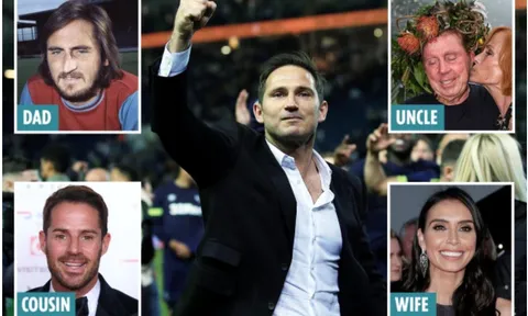Frank Lampard và gia đình "khủng" phía sau sự nghiệp lẫy lừng