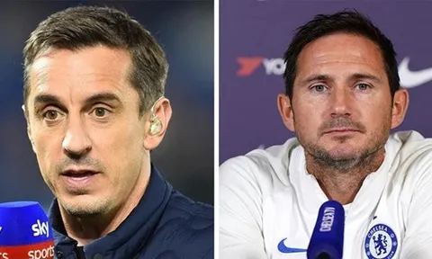 Gary Neville chỉ trích sao Chelsea, Lampard lập tức "trả đũa"