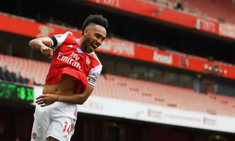 Thăng hoa rực rỡ, Aubameyang chính thức lập nên kỷ lục khủng cùng Arsenal