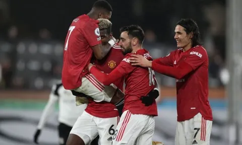 Thắng Fulham, Man United sánh ngang thành tích vĩ đại dưới thời Ferguson