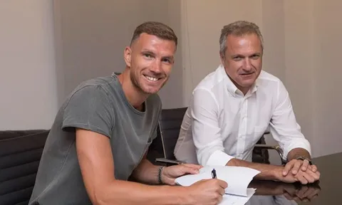 Gia hạn HĐ với AS Roma, Dzeko khiến TTCN bị đảo lộn