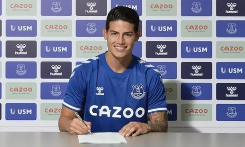 Giám đốc xác nhận, Everton sở hữu James từ Real với mức giá không tưởng