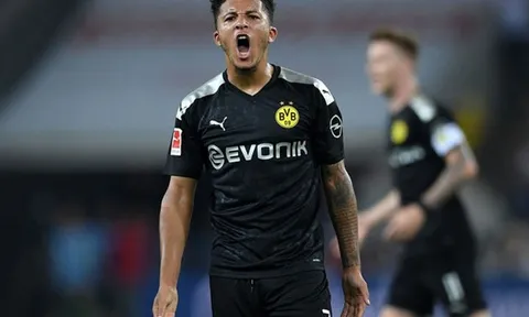 Giúp Dortmund thắng trận, Sancho lập được kỷ lục "vô tiền khoáng hậu"