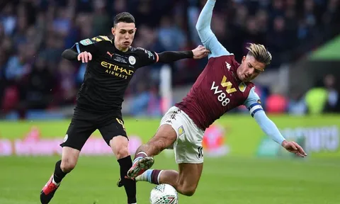 Jack Grealish nổi cơn thịnh nộ sau thất bại trước Man City