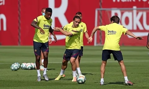 Griezmann tập luyện cật lực, bảo vệ vị trí chính thức