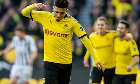 Erling Haaland dự bị, Sancho tỏa sáng giúp Dortmund thắng nhẹ