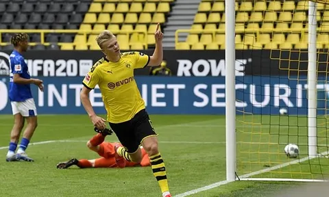Haaland lý giải cho hành động kỳ lạ của Dortmund sau trận đấu