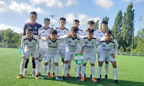 U18 HAGL JMG nhận thất bại đậm ở trận giao hữu cuối cùng tại Hà Lan