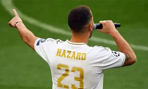 Hazard sẽ đối mặt thế nào với số áo 23?