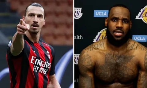 Ibrahimovic lại 'khẩu chiến' với LeBron James