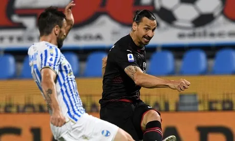 Ibrahimovic "tái xuất", Milan suýt thua đội bét bảng
