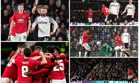 Ighalo bùng nổ, Man Utd loại đội bóng của Rooney để vào tứ kết FA Cup