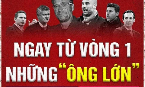 [INFOGRAPHIC] - Vòng 1 Premier League: Sao Quỷ đỏ nhận thống kê 'ê chề'