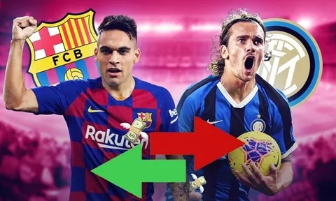 Inter yêu cầu Barca trao đổi, bao gồm cả Griezmann