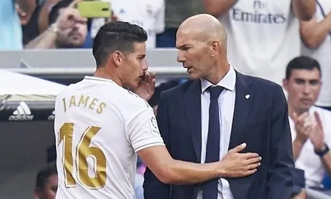 Hóa ra, James chỉ là "nạn nhân" trong kế hoạch vĩ đại của Zidane
