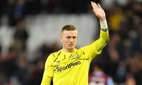 Jordan Pickford, ngôi sao đang gặp khó khăn tại Everton