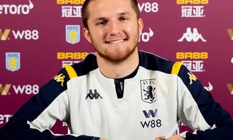 CHÍNH THỨC: Aston Villa ký hợp đồng với sản phẩm từ học viện IMG