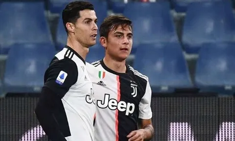 Juventus nguy hiểm hơn khi Ronaldo đá cặp với Dybala