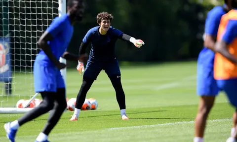 Kepa và Lampard cùng hò hét, Chelsea sẵn sàng cho trận gặp Aston Villa