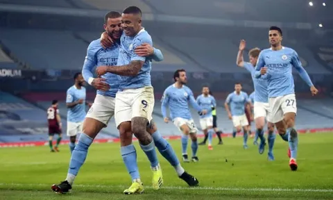 14 thống kê Man City 4-1 Wolves: Arsenal bị hạ bệ; Man City quá "bá đạo"