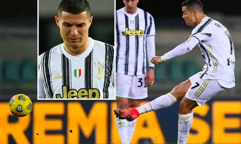 Khả năng sút phạt của Ronaldo ngày càng tệ hại
