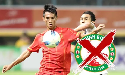 Không bình phục chấn thương, cựu sao U23 Việt Nam chia tay Bình Định