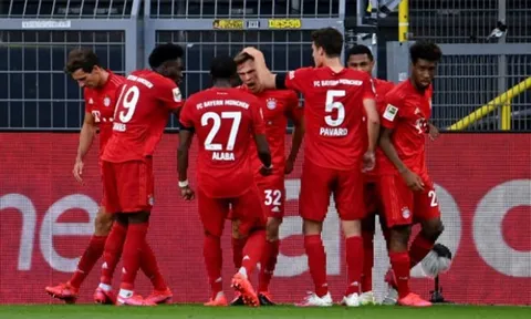Kimmich lập siêu phẩm, Bayern Munich nhẹ nhàng đánh bại Dortmund